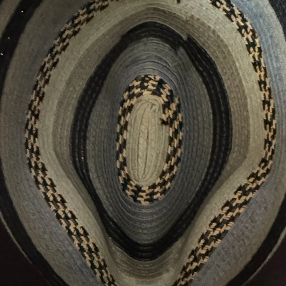 True Religion Multicolor Striped Straw Fedora S/M